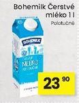 Bohemilk čerstvé mléko polotučné 1 l