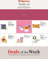 Walgreens weekly ad from Sunday 03/22