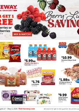 Fareway weekly ad from Monday 04/27