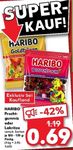 HARIBO Fruchtgummis oder Lakritze