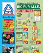 Aldi Nord Německo leták od pondělí 27.04.