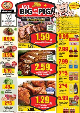 Piggly Wiggly weekly ad from Wednesday 03/11