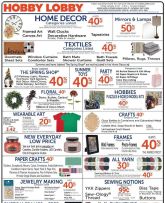 Hobby Lobby weekly ad from Sunday 04/26