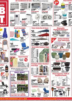 Ocean State Job Lot weekly ad from Thursday 06/25