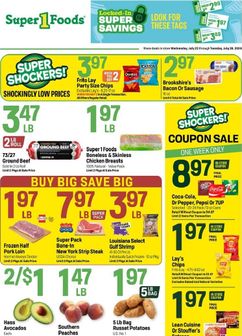 Super 1 Foods weekly ad from Wednesday 07/22