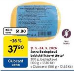 Šetra Bezlepkové babické listové těsto 300 g