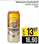 Velkopopovický Kozel 10 pivo 0,5 l