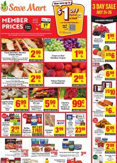 Save Mart weekly ad from Wednesday 07/22