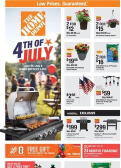 The Home Depot weekly ad from Thursday 06/25