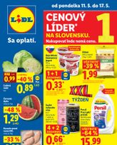 Lidl leták platný od pondelka 11.05.