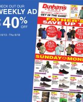 Dunham's Sports weekly ad from Saturday 06/13