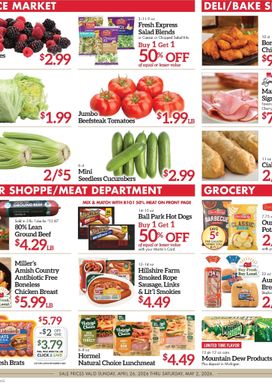 Martin's Super Markets weekly ad from Sunday 04/26