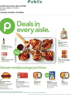 Publix weekly ad from Wednesday 07/22