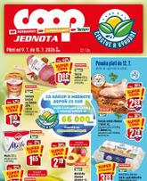 COOP Jednota leták platný od štvrtka 09.07.