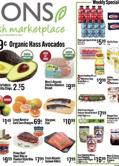 Jons weekly ad from Wednesday 03/18