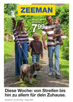 Zeeman-Prospekt von Samstag 25.07.