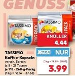 TASSIMO Kaffee-Kapseln 8-21x im Angebot