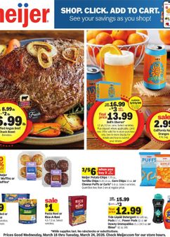 Meijer weekly ad from Wednesday 03/18