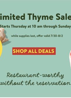 Fresh Thyme weekly ad from Wednesday 07/29
