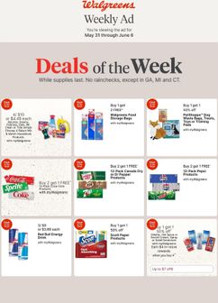 Walgreens weekly ad from Sunday 05/31