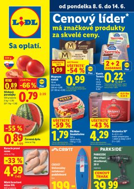 Lidl leták platný od pondelka 08.06.
