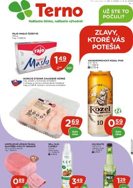 Terno leták platný od štvrtka 30.07.