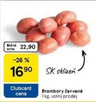 Brambory červené 1 kg