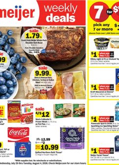 Meijer weekly ad from Wednesday 07/29