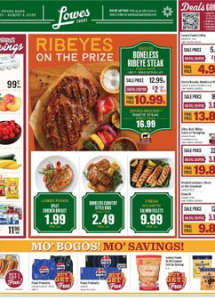 Lowes Foods weekly ad from Wednesday 07/29