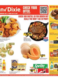 Winn-Dixie weekly ad from Wednesday 05/13