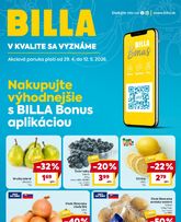 Billa - Bonus leták