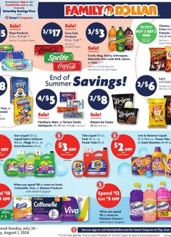 Family Dollar weekly ad from Sunday 07/26
