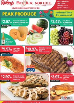 Raley's weekly ad from Wednesday 07/29