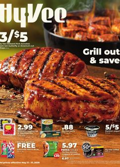 Hy Vee weekly ad from Monday 05/11