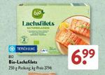 Bio lachsfillet 250g im Angebot