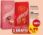 Lindt Lindor 1+1 gratis