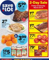 Save a Lot weekly ad from Wednesday 03/18