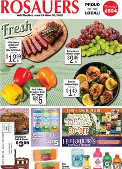 Rosauers weekly ad from Wednesday 06/24