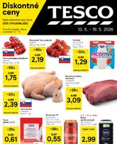 Tesco leták platný od stredy 13.05.