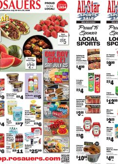Rosauers weekly ad from Wednesday 07/22