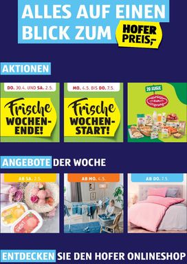 Hofer Rakúsko leták platný od stredy 29.04.