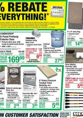 Menards weekly ad from Thursday 07/23