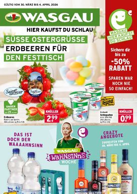 WASGAU-Prospekt von Montag 30.03.