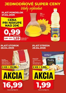 Klas leták platný od pondelka 27.04.