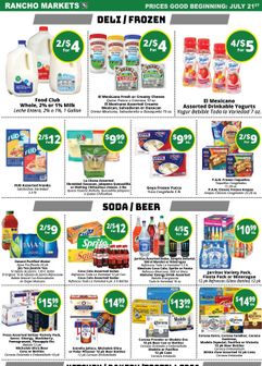 Rancho Markets weekly ad from Tuesday 07/21