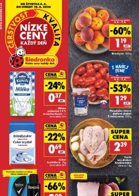 Biedronka leták platný od štvrtka 04.06.