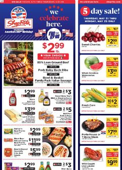 ShopRite weekly ad from Friday 05/15