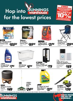 Bunnings Warehouse Catalogue Valid from Wednesday 11/03