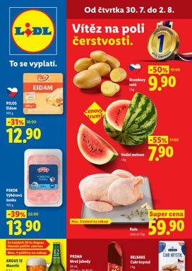 Lidl leták od čtvrtka 30.07.