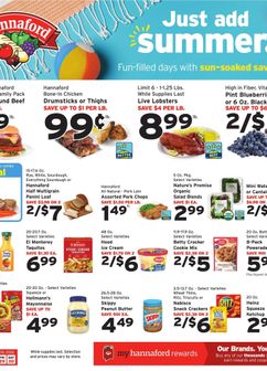 Hannaford weekly ad from Sunday 05/24